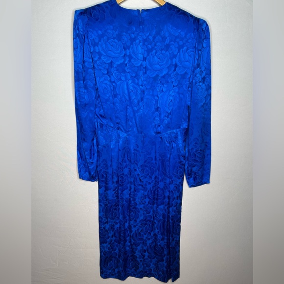 80’s 100% Pure Silk Dress - Picture 2 of 5